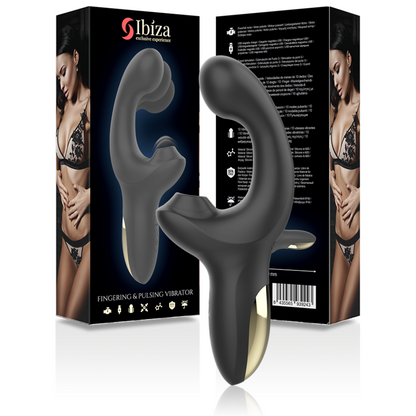 IBIZA - VIBRATORE CON DITA E PULSAZIONI - IBIZA TECHNOLOGY | Lingerie Harness Boutique