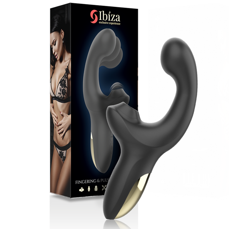 IBIZA - VIBRATORE CON DITA E PULSAZIONI - IBIZA TECHNOLOGY | Lingerie Harness Boutique