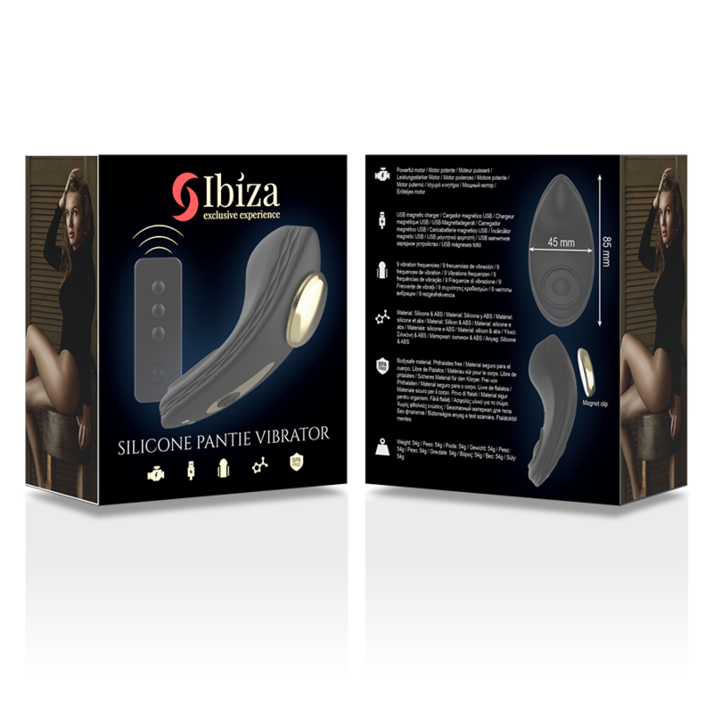 IBIZA - REMOTE CONTROL VIBRATOR SILICONE PANTIES