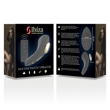 IBIZA - TELECOMANDO VIBRATORE MUTANDINE IN SILICONE - IBIZA TECHNOLOGY | Lingerie Harness Boutique