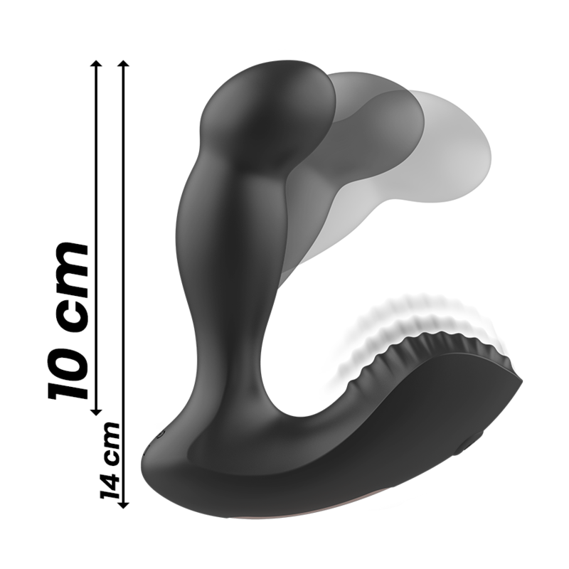 IBIZA - REMOTE CONTROL ANAL MASSAGER 11 x 4 CM