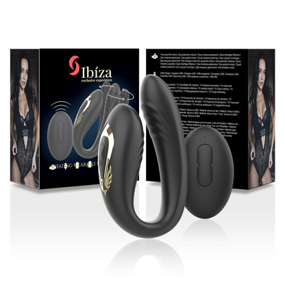 IBIZA - DOPPIO VIBRATORE ROTANTE - IBIZA TECHNOLOGY | Lingerie Harness Boutique