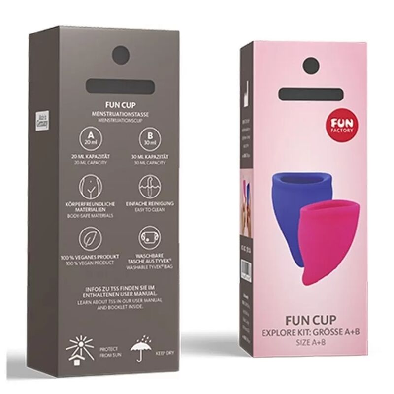 FUN FACTORY - FUN CUP KIT EXPLORE PINK AND ULTRAMARINE