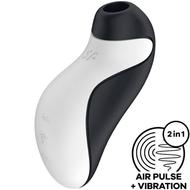SATISFYER - STIMOLATORE ORCA AIR PULSE + VIBRAZIONE - SATISFYER AIR PULSE | Lingerie Harness Boutique