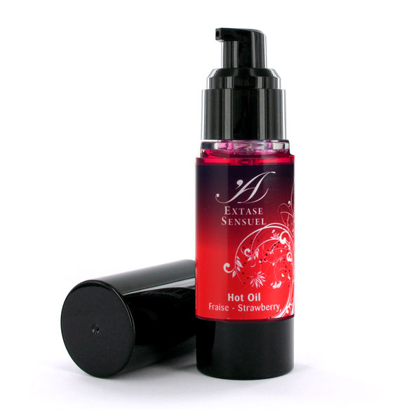 EXTASE SENSUAL - STRAWBERRY STIMULATING HEAT OIL 30 ML