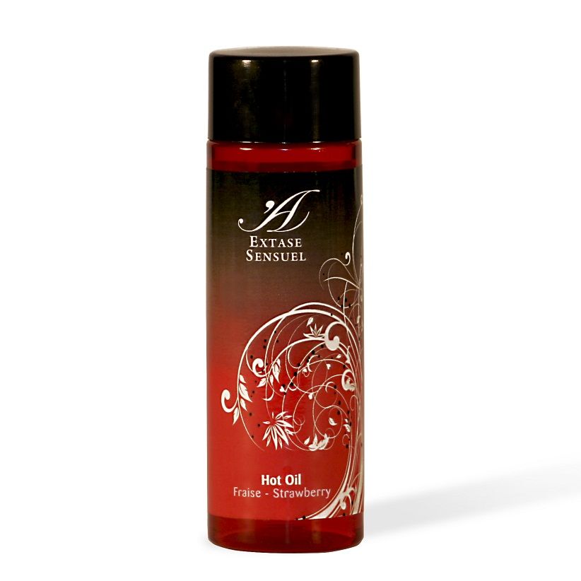 EXTASE SENSUAL - STRAWBERRY STIMULATING HEAT OIL 100 ML