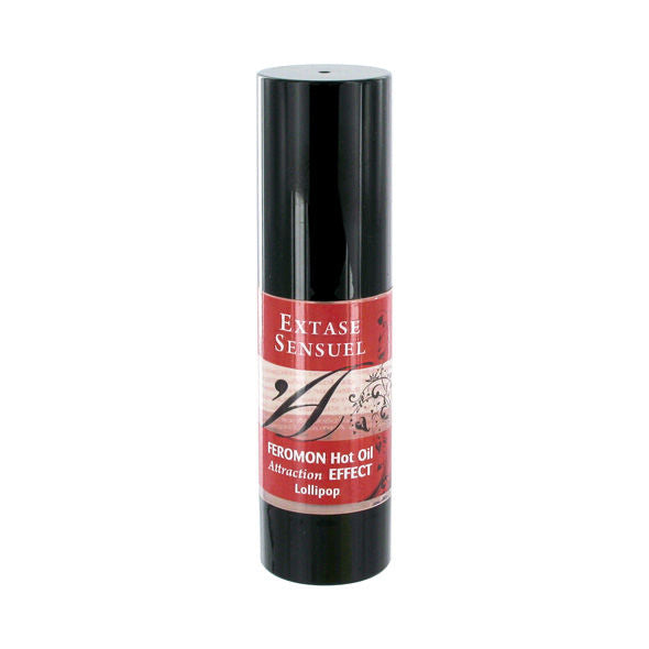 EXTASE SENSUAL - OLIO DA MASSAGGIO EFFETTO RISCALDANTE AI FEROMONI LECCA 30 ML - EXTASE SENSUAL | Lingerie Harness Boutique