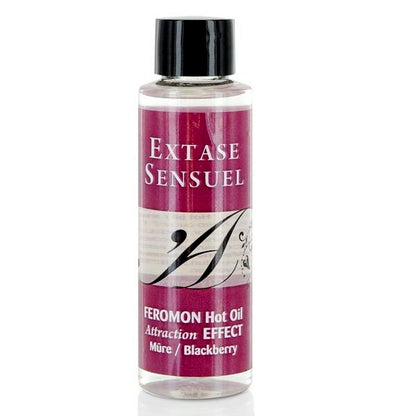 EXTASE SENSUAL - OLIO DA MASSAGGIO EFFETTO RISCALDANTE AI FEROMONI DI MORA 100 ML - EXTASE SENSUAL | Lingerie Harness Boutique