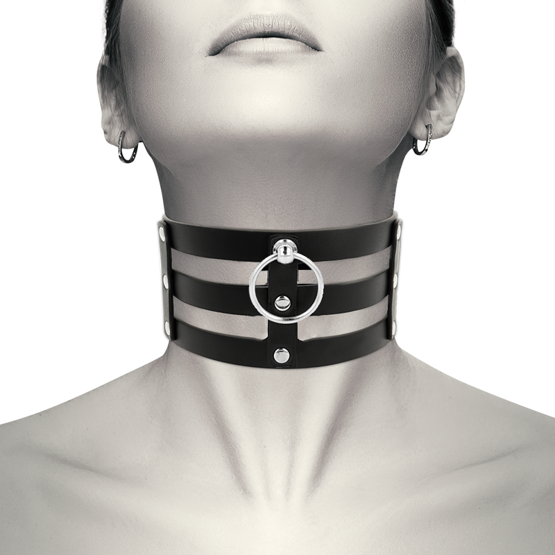COQUETTE CHIC DESIRE - GIROCOLLO IN PELLE VEGANO STILE FETISH - COQUETTE ACCESSORIES | Lingerie Harness Boutique