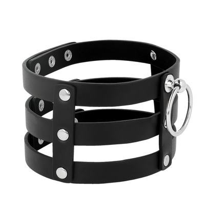 COQUETTE CHIC DESIRE - VEGAN LEATHER CHOKER FETISH STYLE