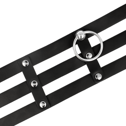 COQUETTE CHIC DESIRE - GIROCOLLO IN PELLE VEGANO STILE FETISH - COQUETTE ACCESSORIES | Lingerie Harness Boutique
