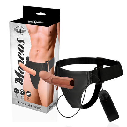 HARNESS ATTRACTION - RNES TELAI CAVI CON VIBRATORE 15 CM -O- 5 CM - HARNESS ATTRACTION | Lingerie Harness Boutique