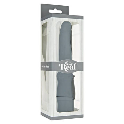 GET REAL - VIBRATORE LISCIO CLASSICO NERO - GET REAL | Lingerie Harness Boutique