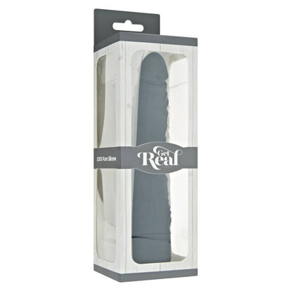 GET REAL - CLASSIC SLIM BLACK VIBRATOR