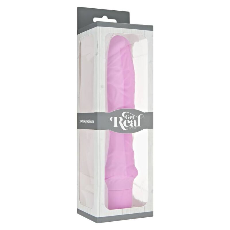GET REAL - VIBRATORE CLASSICO GRANDE ROSA - GET REAL | Lingerie Harness Boutique