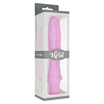 GET REAL - VIBRATORE CLASSICO GRANDE ROSA - GET REAL | Lingerie Harness Boutique