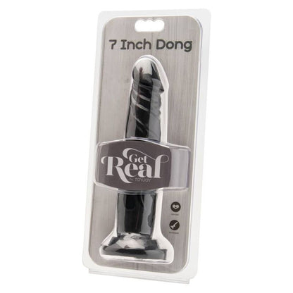 GET REAL - DONG 18 CM NERO - GET REAL | Lingerie Harness Boutique