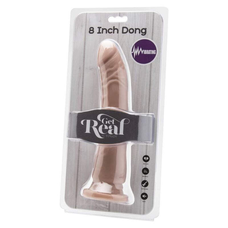 GET REAL - PELLE VIBRANTE DONG 20,5 CM - GET REAL | Lingerie Harness Boutique