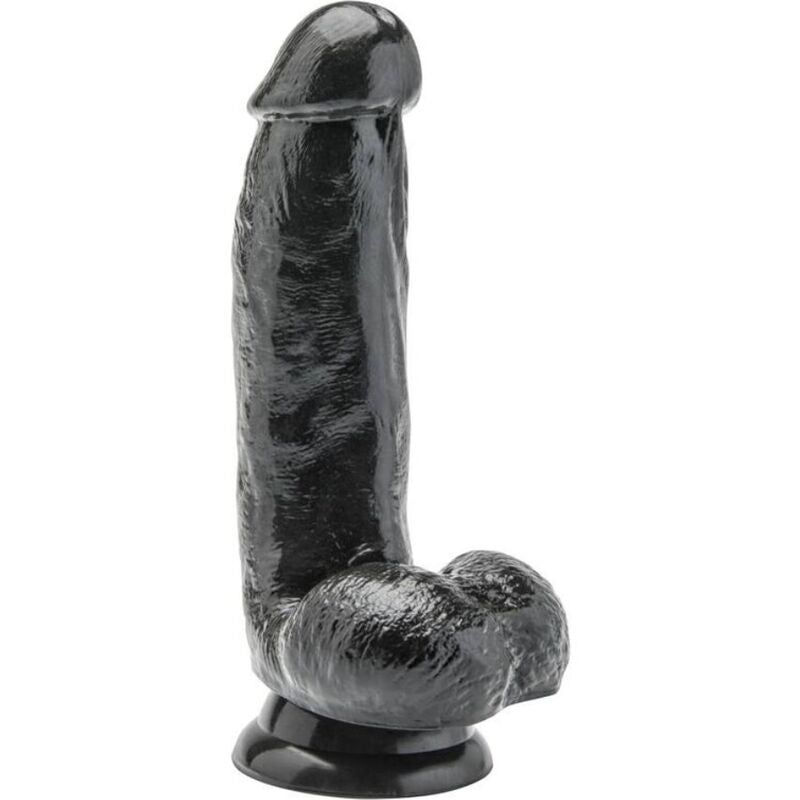 GET REAL - DILDO 12 CM CON SFERE NERO - GET REAL | Lingerie Harness Boutique