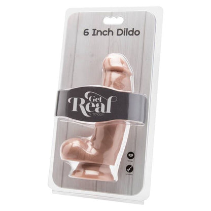 GET REAL - DILDO 12 CM CON PALLE DI PELLE - GET REAL | Lingerie Harness Boutique