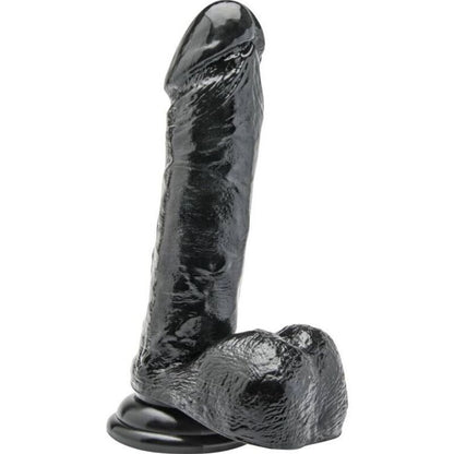 GET REAL - DILDO 18 CM CON SFERE NERO - GET REAL | Lingerie Harness Boutique