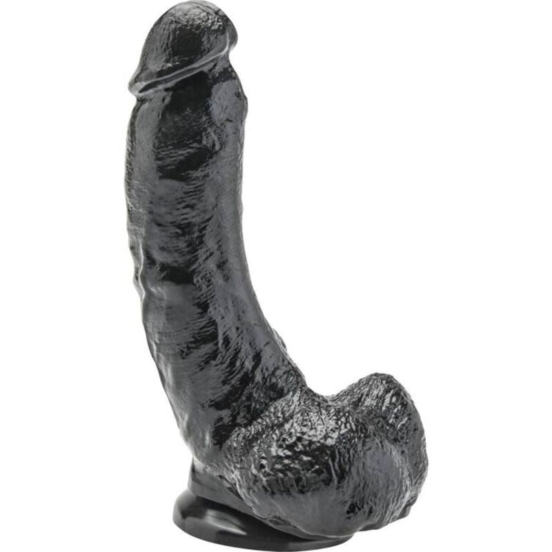 GET REAL - DILDO 20,5 CM CON SFERE NERO - GET REAL | Lingerie Harness Boutique