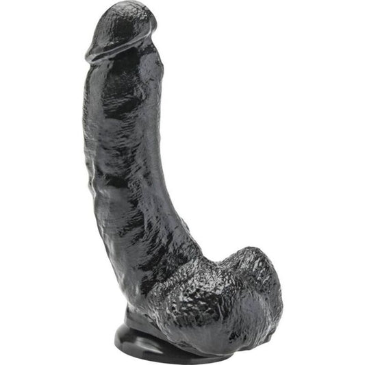 GET REAL - DILDO 20,5 CM CON SFERE NERO - GET REAL | Lingerie Harness Boutique