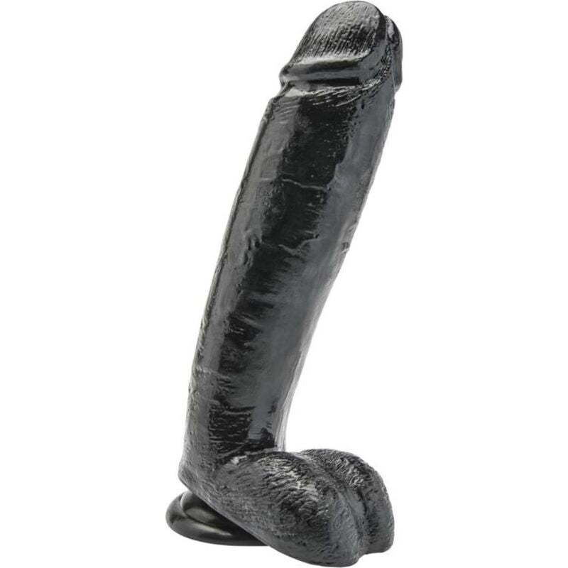 GET REAL - DILDO 25,5 CM CON SFERE NERO - GET REAL | Lingerie Harness Boutique