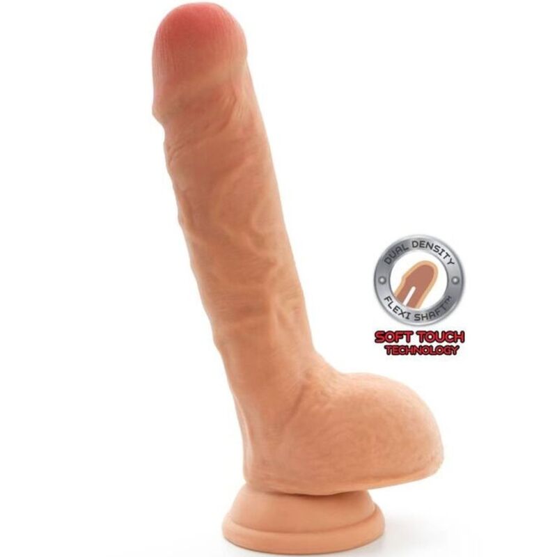 GET REAL - DILDO A DOPPIA DENSIT 18 CM PALLE DI PELLE - GET REAL | Lingerie Harness Boutique