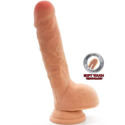 GET REAL - DILDO A DOPPIA DENSIT 25,5 CM PALLE DI PELLE - GET REAL | Lingerie Harness Boutique