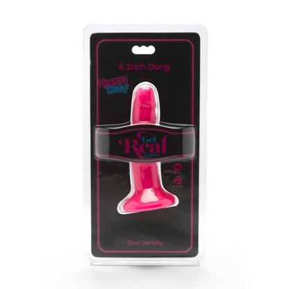 GET REAL - HAPPY DICKS DONG 12 CM ROSA - GET REAL | Lingerie Harness Boutique