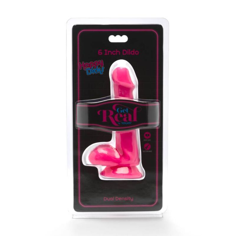 GET REAL - HAPPY DICKS DILDO 12 CM SFERE ROSA - GET REAL | Lingerie Harness Boutique