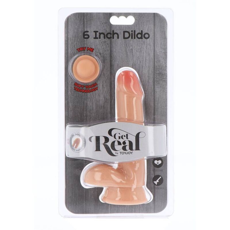 GET REAL - DILDO A DOPPIA DENSIT 17 CM PALLE PELLE - GET REAL | Lingerie Harness Boutique