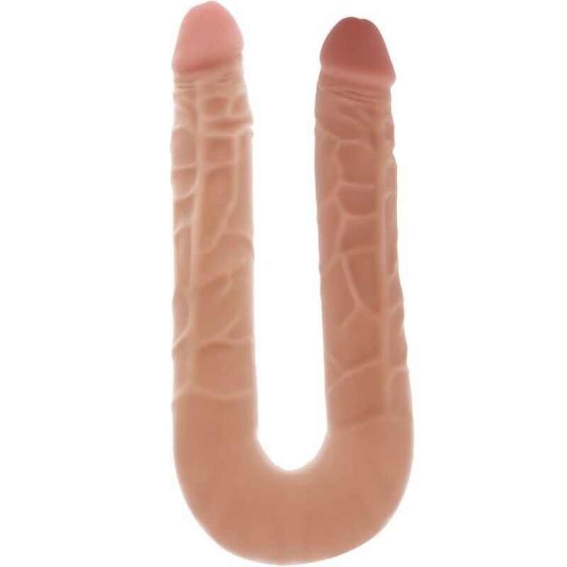 GET REAL - DOPPIO DONG 40 CM PELLE - GET REAL | Lingerie Harness Boutique