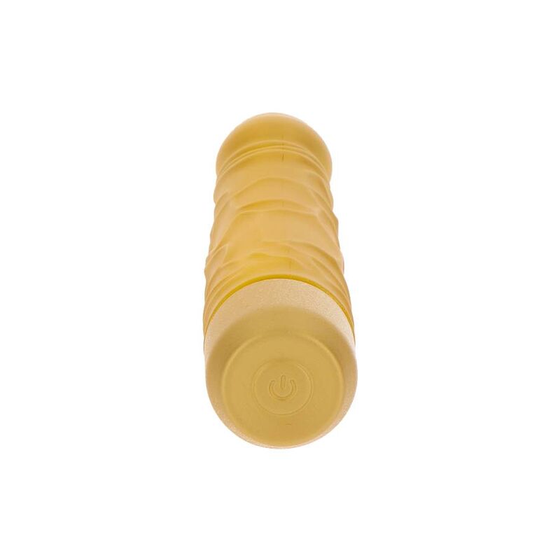 GET REAL - VIBRATORE ORIGINALE GOLD DICKER ORO - GET REAL | Lingerie Harness Boutique