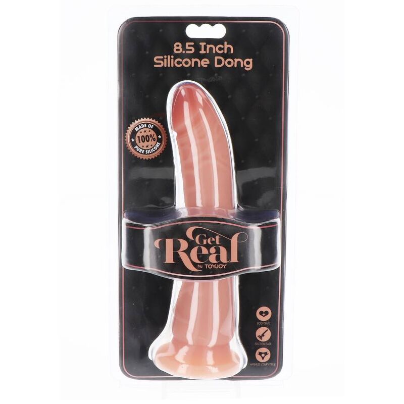 GET REAL - DONG IN SILICONE 21 CM PELLE - GET REAL | Lingerie Harness Boutique