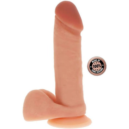 GET REAL - DILDO IN SILICONE 20,5 CM CON PALLE IN PELLE - GET REAL | Lingerie Harness Boutique