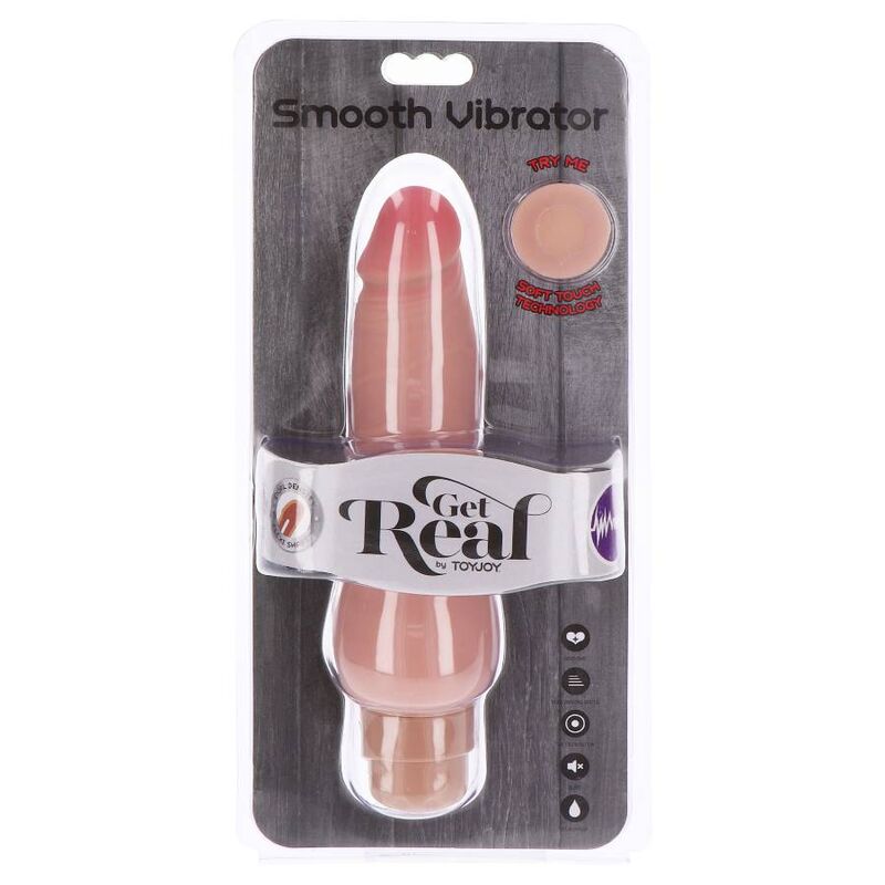 GET REAL - PELLE VIBRANTE LISCIA A DOPPIA DENSIT - GET REAL | Lingerie Harness Boutique
