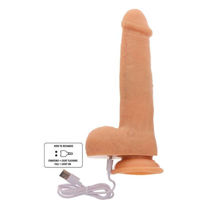 GET REAL - PELLE DILDO VIBRANTE CON PERLINE ROTANTI - GET REAL | Lingerie Harness Boutique