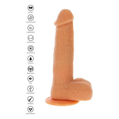 GET REAL - PELLE DILDO VIBRANTE CON PERLINE ROTANTI - GET REAL | Lingerie Harness Boutique