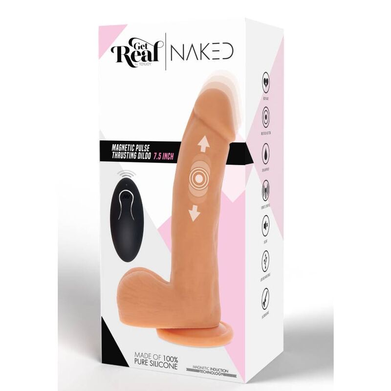 GET REAL - PULSE MAGNETICA FIDUCIA DILDO PELLE - GET REAL | Lingerie Harness Boutique