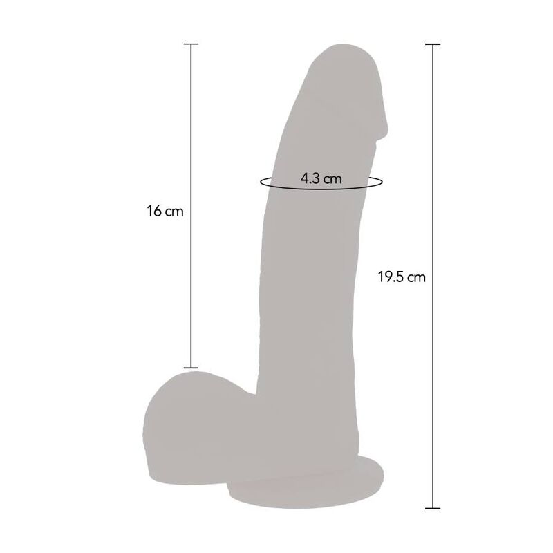 GET REAL - PULSE MAGNETIC CONFIDENCE DILDO LEATHER