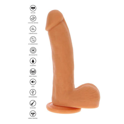 GET REAL - PULSE MAGNETIC CONFIDENCE DILDO LEATHER