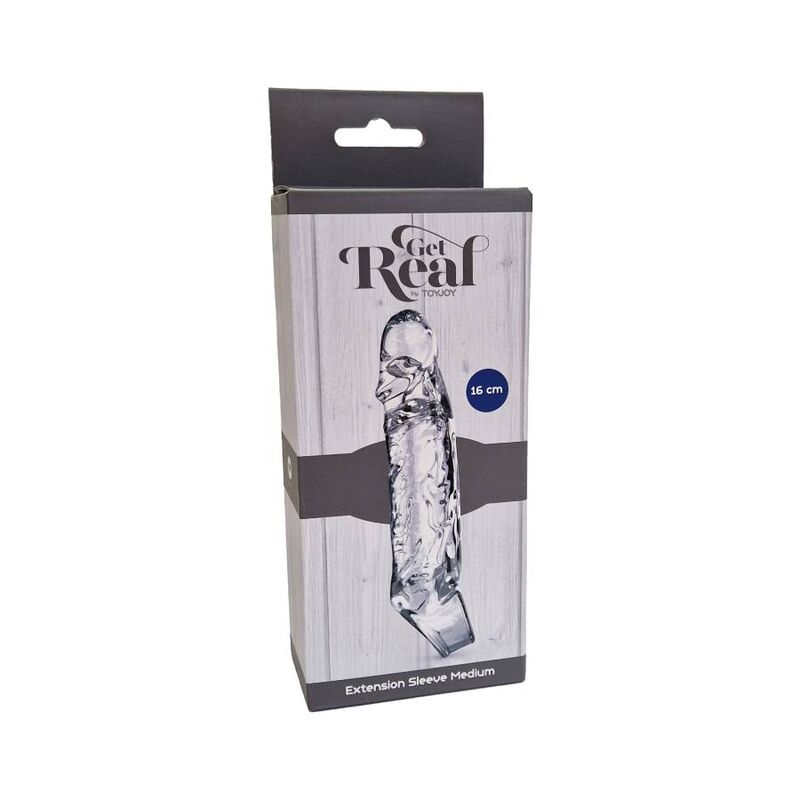 GET REAL - MANICA DI ESTENSIONE MEDIA TRASPARENTE - GET REAL | Lingerie Harness Boutique