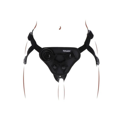 GET REAL - IMBRAGATURA CON CINTURINO NERA - GET REAL | Lingerie Harness Boutique