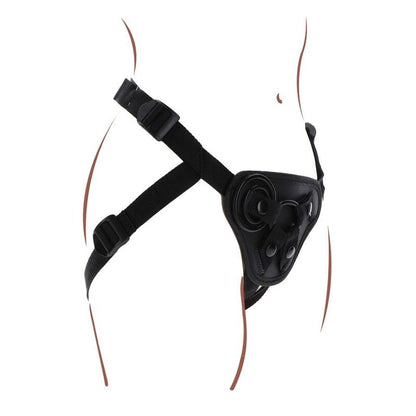 GET REAL - IMBRAGATURA CON CINTURINO NERA - GET REAL | Lingerie Harness Boutique