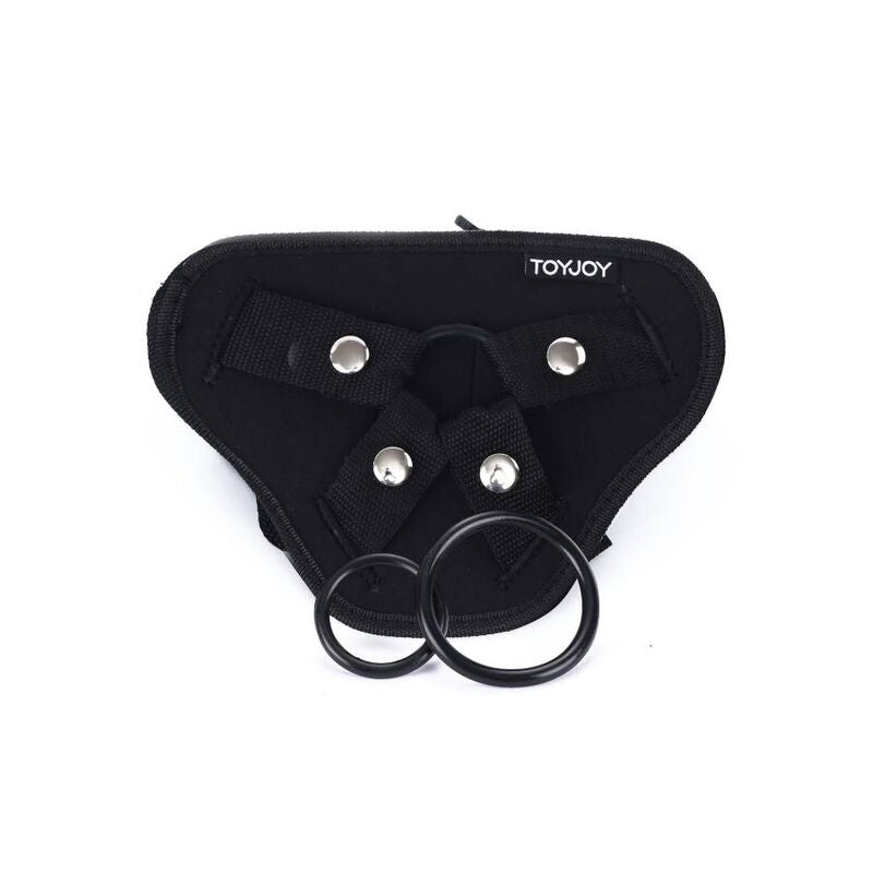 GET REAL - IMBRACATURA DELUXE CON CINTURINO NERO - GET REAL | Lingerie Harness Boutique