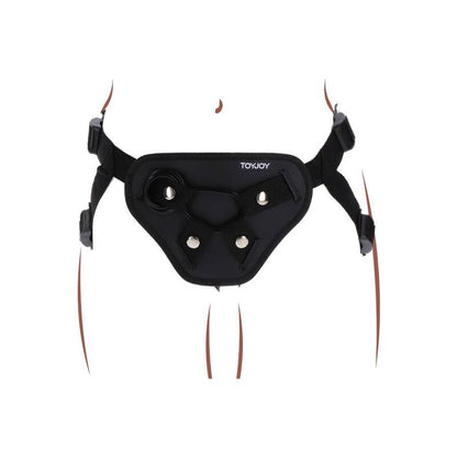 GET REAL - IMBRACATURA DELUXE CON CINTURINO NERO - GET REAL | Lingerie Harness Boutique