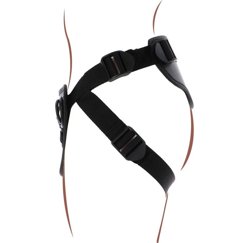 GET REAL - DELUXE HARNESS WITH BLACK STRAP