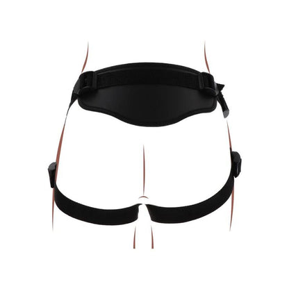 GET REAL - IMBRACATURA DELUXE CON CINTURINO NERO - GET REAL | Lingerie Harness Boutique